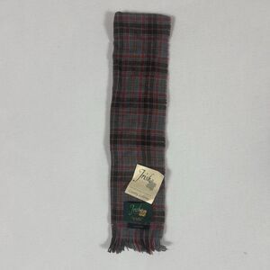 Irish County Tartans NEW Leitrim 100% Pure Wool Scarf Womens 10" x 44" Plaid NWT